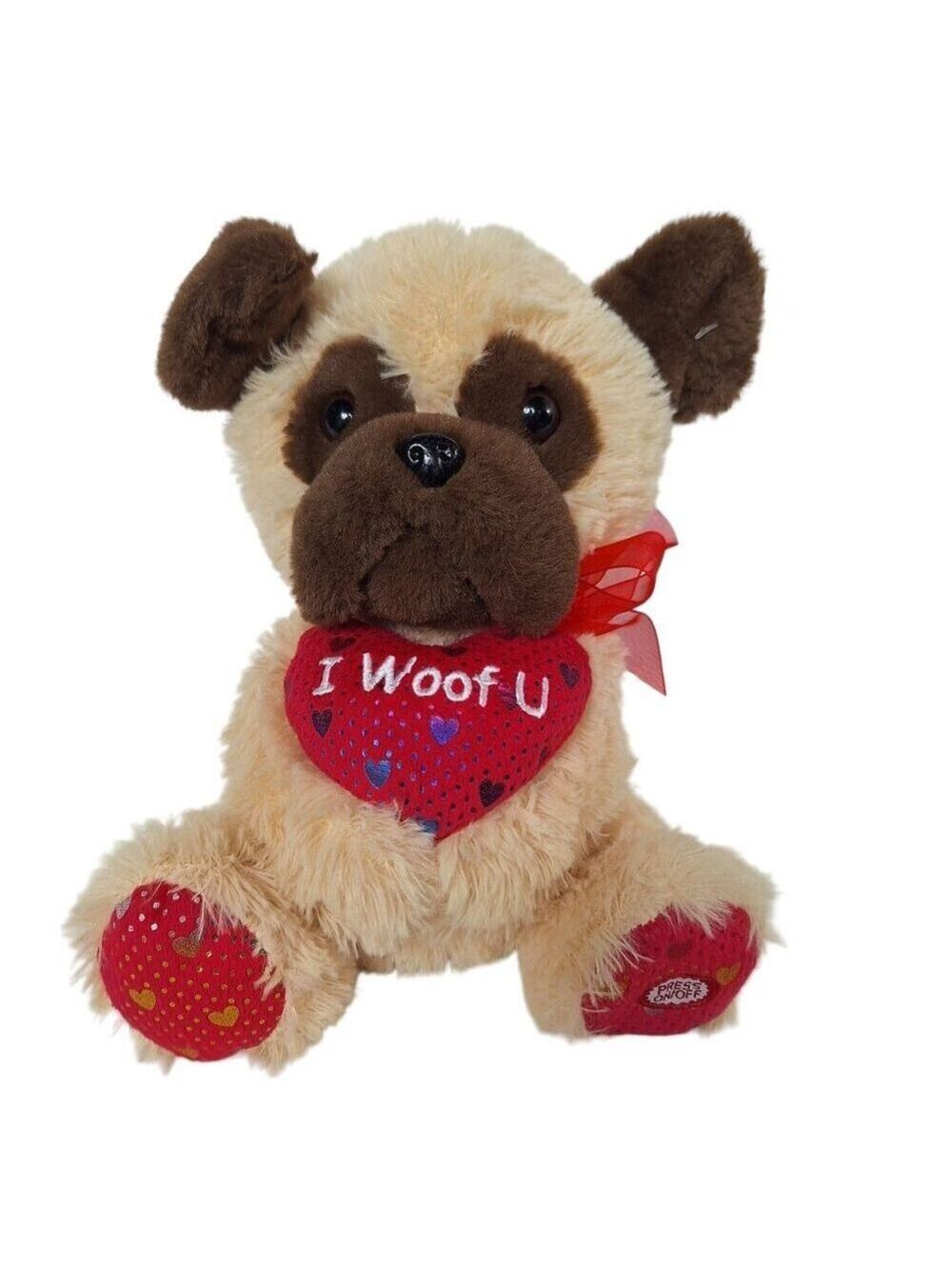 Hugfun International Singing Dog Plush 9.5 Inch